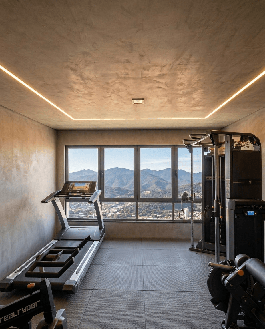 Academia - vista área de cardio
